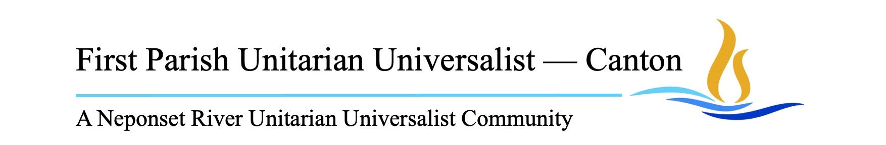 First Parish Unitarian Universalist Neponset River Logo